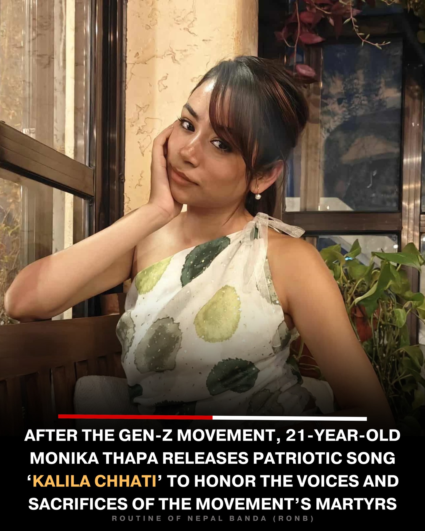 Monika Thapa featured on Routine of Nepal Banda for the Kalila Chhati release